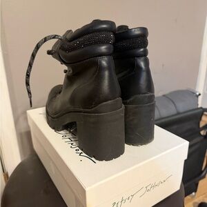 Nine West Black Heeled Boots